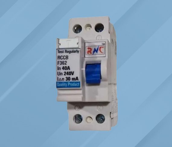 RCCB 40 Amp 30mA. 2 Pole