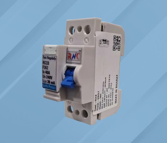 RCCB 30mA. 40 Amp RSRM 300 MCB